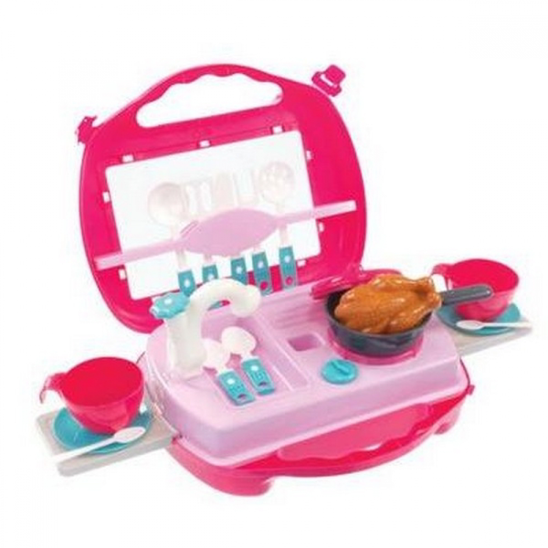 KUCHYNĚ 2v1 WALIZKA GARNKI KUCHYNĚ 11583