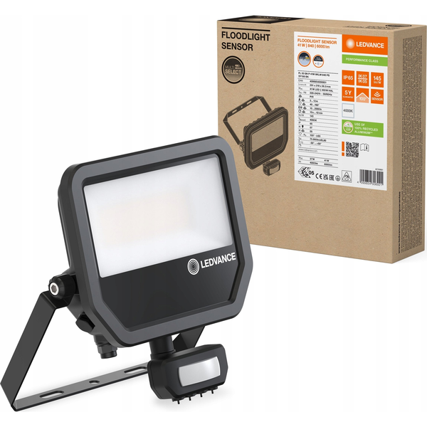 FLOODLIGHT SENSOR 41W 145LM/W IP65