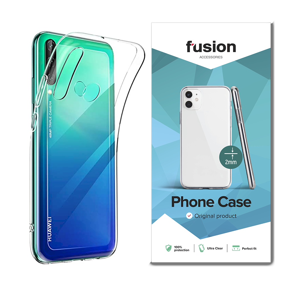 Fusion Ultra Clear Huawei P40 Lite E Szilikon Tok - Átlátszó (FUS-OS-P40LE-2MM)