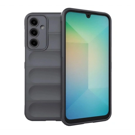 Szilikon telefonvédő (ütésállóság, kameravédő, 3D) SÖTÉTSZÜRKE Samsung Galaxy A56 5G (SM-A566) "Gigapack csomagolás" (GP-166411)