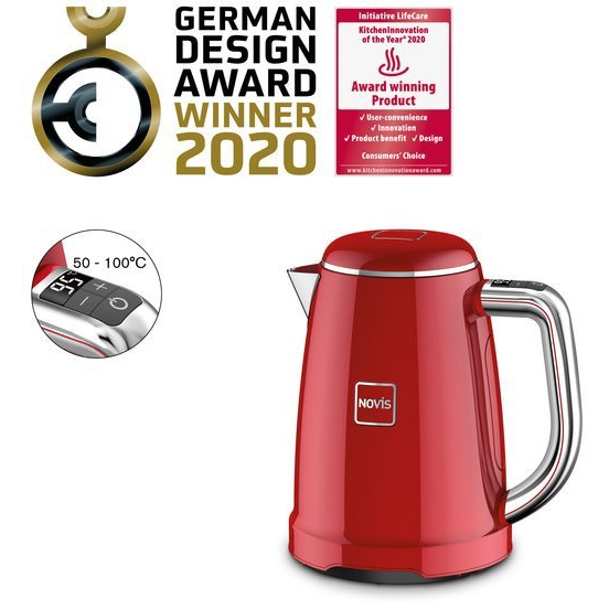 Novis Kettle KTC1, piros (6114.02.20)