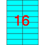 Apli 105x37 mm etikett - Kék 320 etikett/csomag