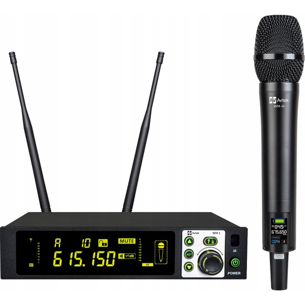 Avtek Wm 1h Conjunto Inalámbrico Con Micrófono De Mano