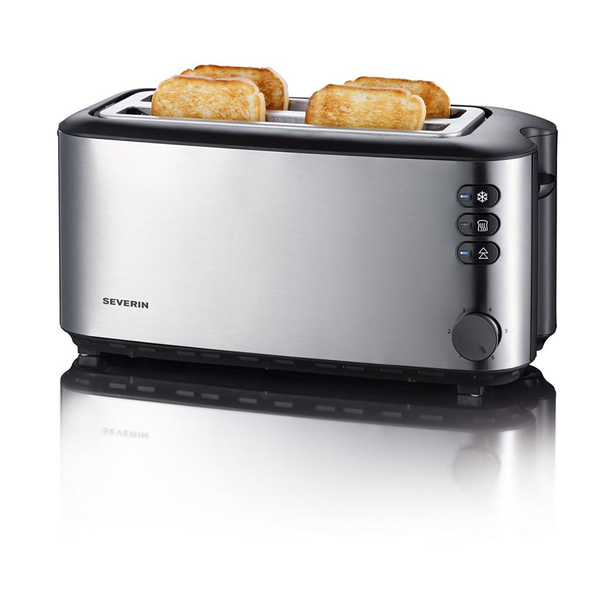 Severin AT2509 kenyérpirító rozsdamentes acél