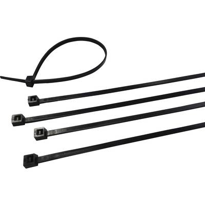 Kábelkötegelő 390 x 4,8 mm, fekete, 100 db, Weidmüller CB 390/4.8 BLACK (7940006059)