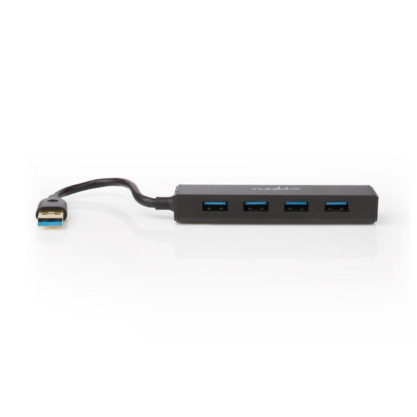 Nedis 4 portos USB hub USB 3.2 gen1 (UHUBU3410BK)