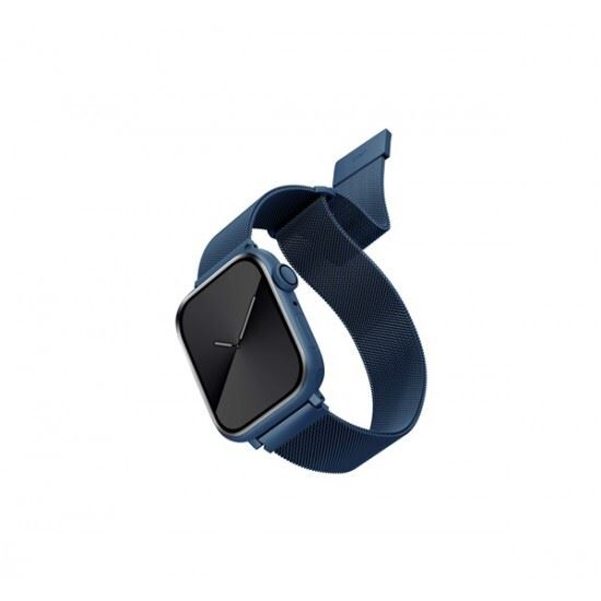 Uniq Dante Apple Watch 42/44/45mm fém szíj, kék (UNIQ-45MM-DANCBLU)