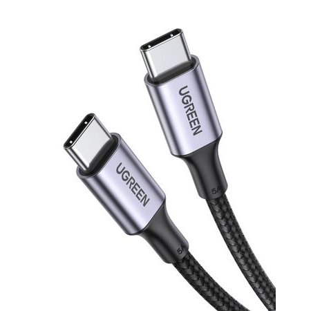 UGREEN USB-C - USB-C kábel 100W 1m fekete (70427B)
