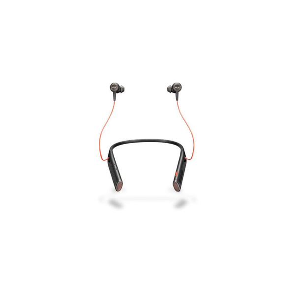 POLY Voyager 6200 UC Слушалки Безжичен В ухо, Лента за врат Офис/Център за обаждания UBS тип C Bluetooth Черен