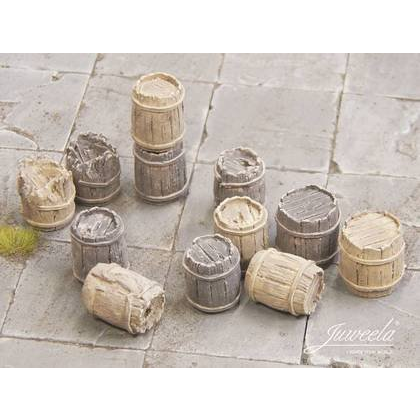  Juweela Juweela: Stare drewniane beczki - Ciemne i jasne (12 szt)