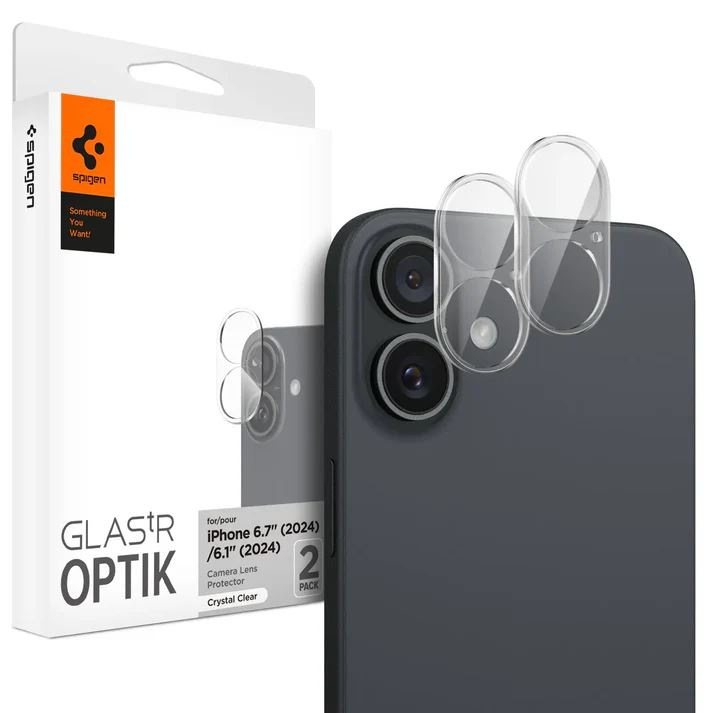 Spigen Optic Lens iPhone 16 Plus / 16 kameravédő lencse (AGL07923) (AGL07923)