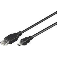 Microconnect USBAMB505 cavo USB USB 2.0 0,5 m USB A Mini-USB B Nero