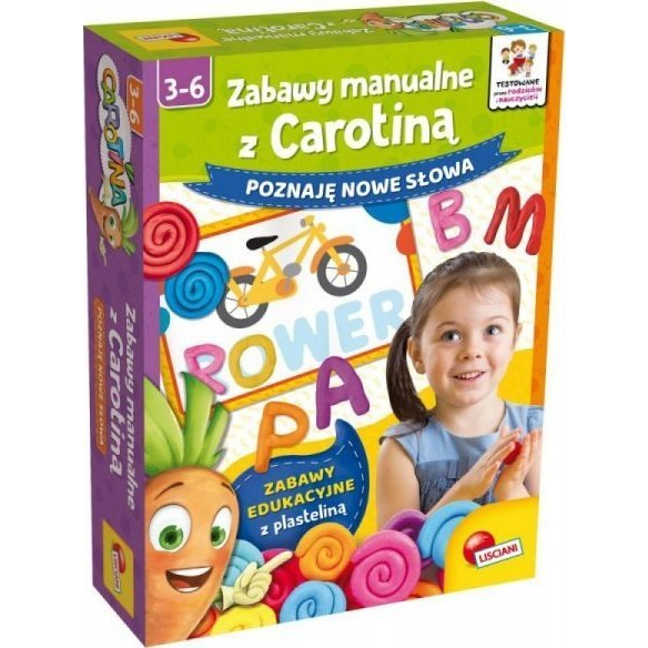 Lisciani LISCIANI CAROTINA ZABAWY MANUALNE Z CAROTINĄ - SŁÓWKA