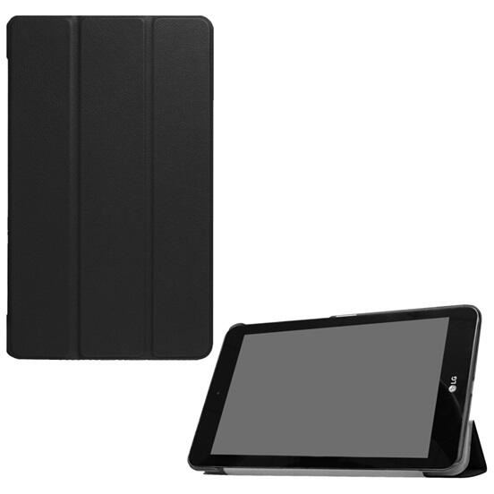 Gigapack LG G pad 4 8.0 bőr hatású tablet tok fekete (GP-72047) (GP-72047)