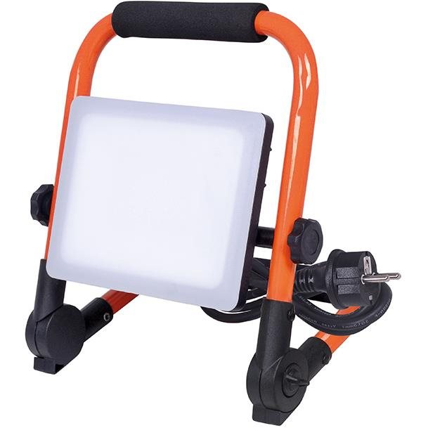 Solight Hordozható LED reflektor, összecsukható állvány, 30 W, 230 V, 4000 K, 2700 lm, IP65 (WM-30W-FEQ)