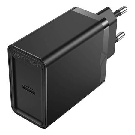Vention USB-C hálózati töltő 30W fekete (FAIB0-EU) (FAIB0-EU)