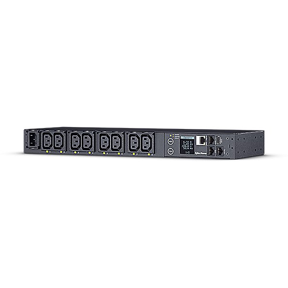 CyberPower PDU41004 energiedistributie 8 AC-uitgang(en) 1U Zwart
