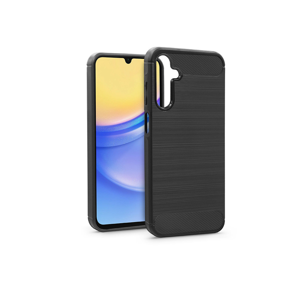 Samsung A155 Galaxy A15 4G/Galaxy A15 5G szilikon hátlap - Carbon - fekete (HF258688)