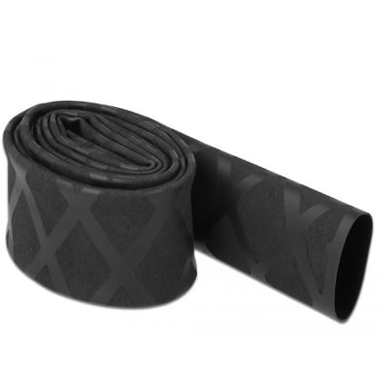 Delock Zsugorcső 1 m x 20 mm fekete (19593) (d19593)