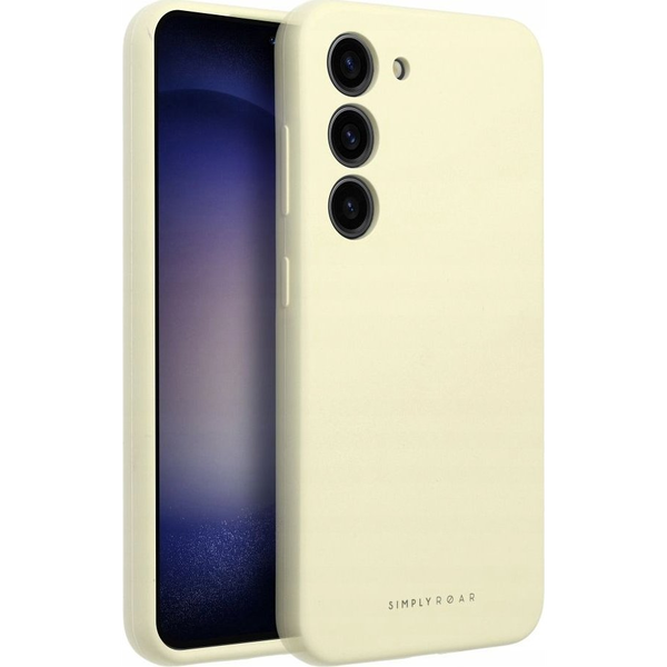 Калъф Roar Cloud-Skin - Samsung Galaxy A14 4G / A14 5G в светло жълт цвят