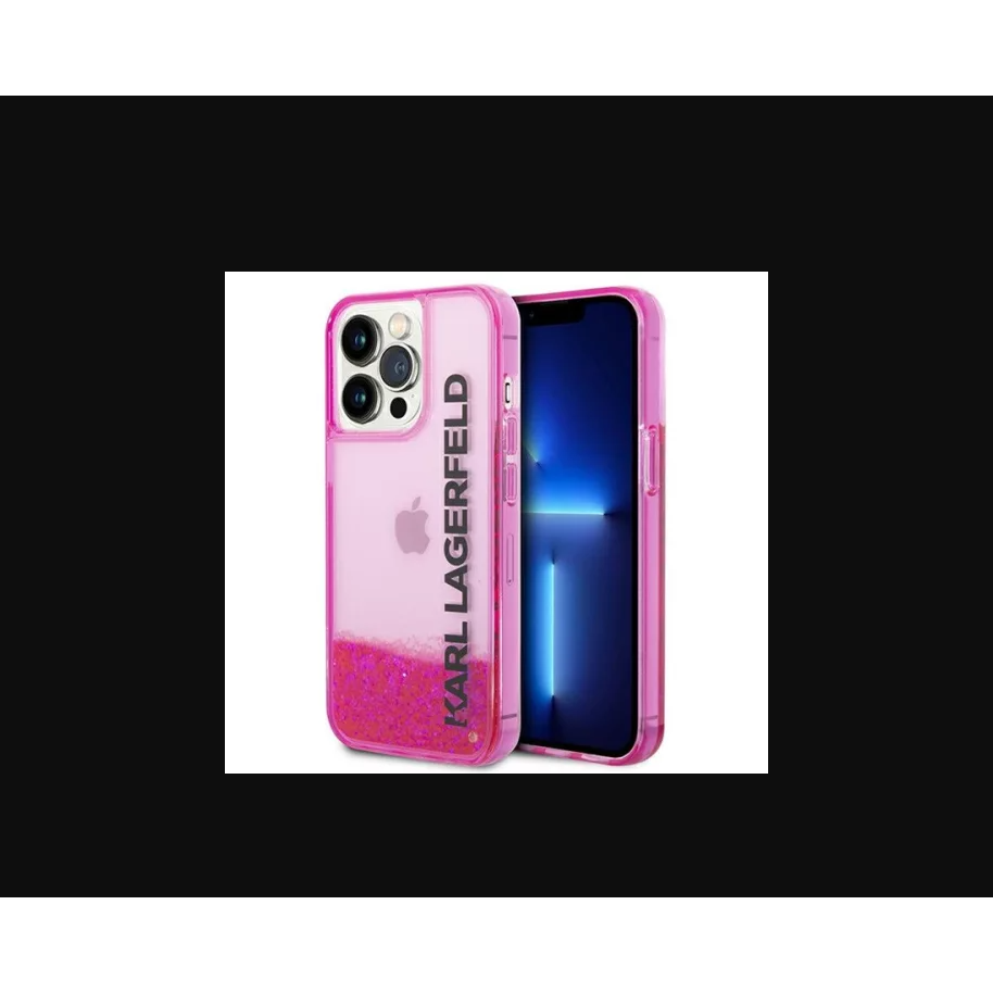 Karl Lagerfeld Apple iPhone 14 Pro Hátlapvédő Tok - Rózsaszín (KLHCP14LLCKVF)