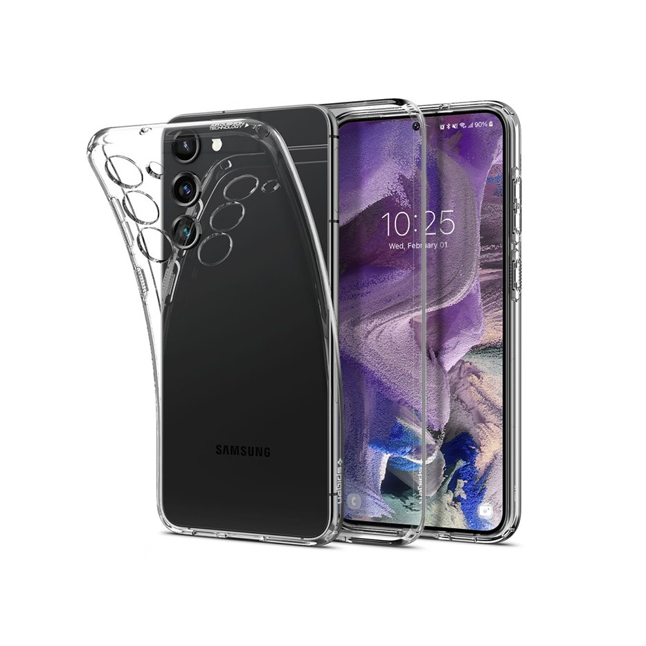 Samsung SM-S911 Galaxy S23 ütésálló hátlap - Spigen Liquid Crystal - átlátszó (SP0201)