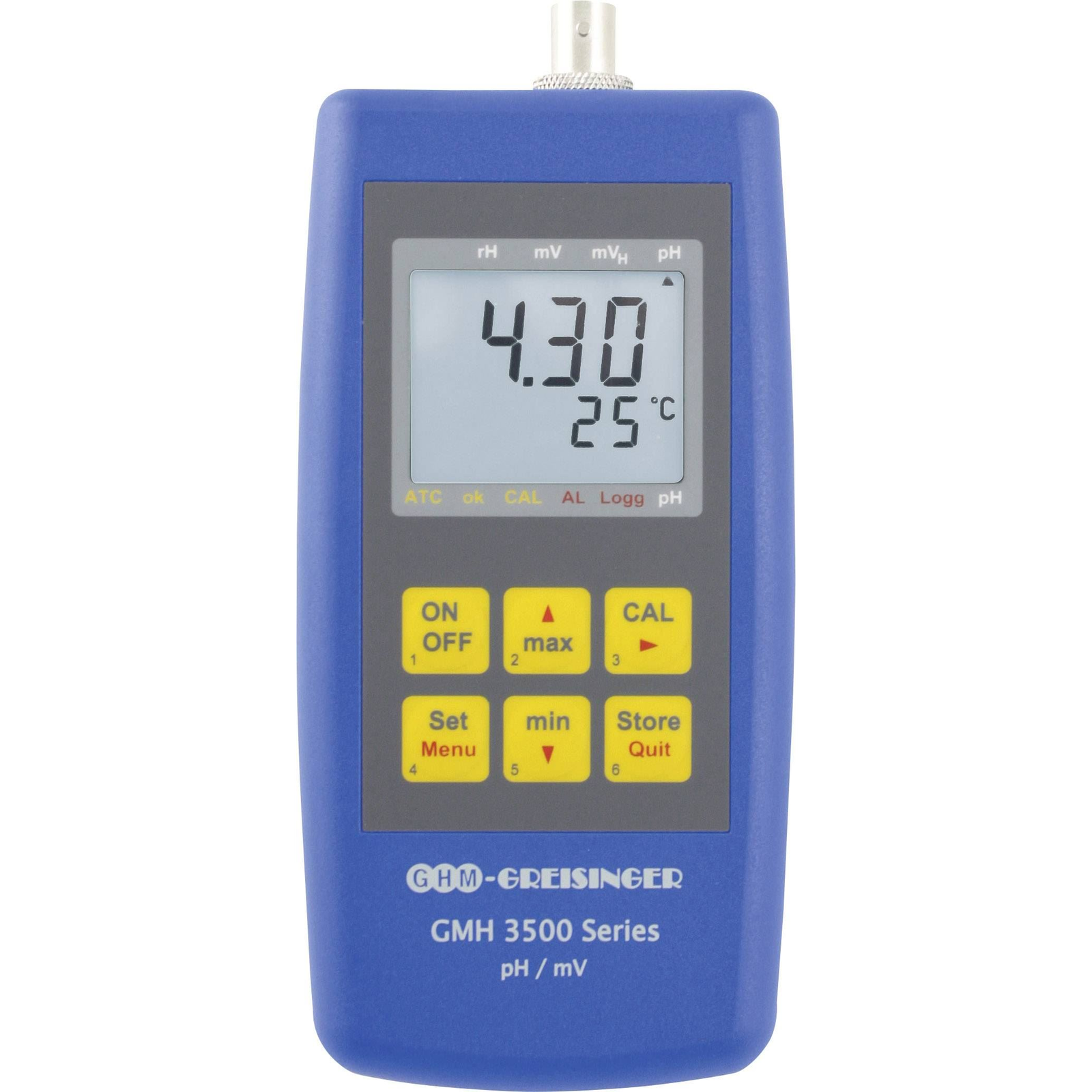 Greisinger GMH 3511 pH-, redox- és hőmérséklet mérő (610880) (greis610880)