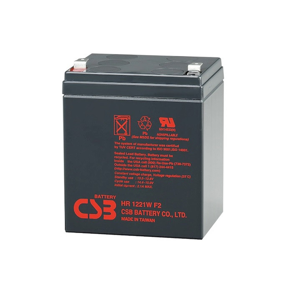 Акумулатор UPS CSB HR 1221W F2, 12V, 5.1Ah