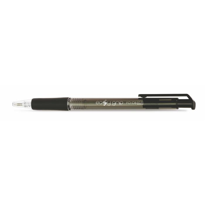 Flexoffice EasyGrip Nyomógombos Golyóstoll - 0.4 mm / Fekete (12 db) (OW-8478/OW-7354)