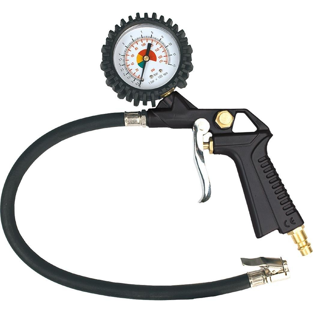 NEO Pneumatikus Kerékfúvó Pisztoly, Nyomásmérővel 63 mm (14-714)