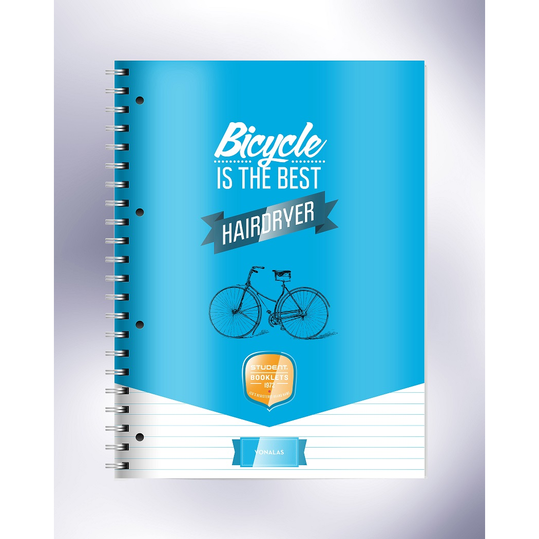 ICO Student Art 70 lapos A4 vonalas spirálfüzet (7500087000)