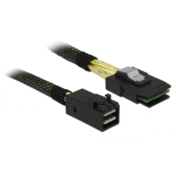 Delock Mini SAS HD SFF-8643 > Mini SAS SFF-8087 kábel 1m (83389) (Delock83389)