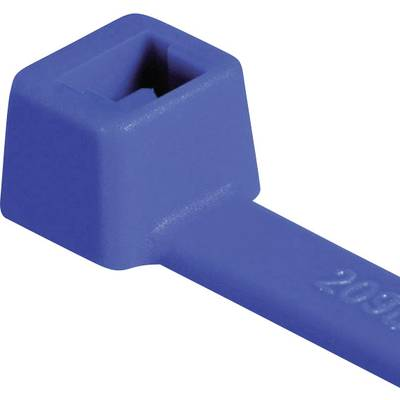 Kábelkötegelő készlet, 100 x 2,5 mm, kék, 100 db, HellermannTyton 116-01816 T18R-PA66-BU-C1 (116-01816)