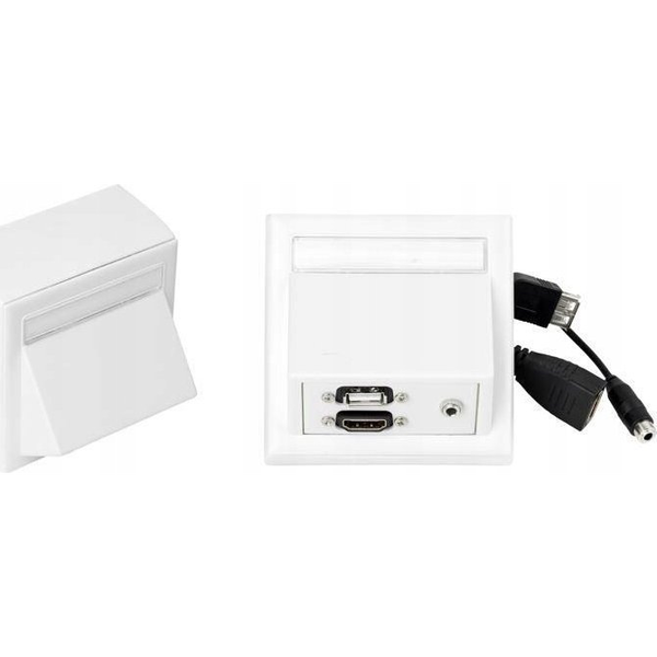 Vivolink WI221260 stikkontakt HDMI + USB A + 3.5mm Hvid