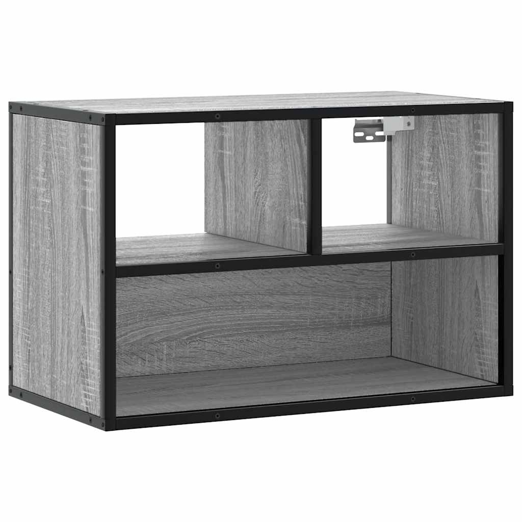 szürke sonoma színű szerelt fa TV-szekrény 60 x 31 x 39,5 cm (848917)