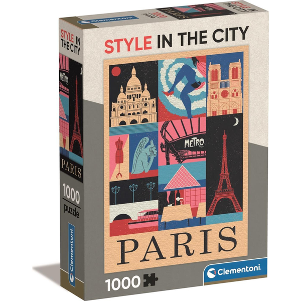 Style in the city Párizs 1000db-os puzzle - Clementoni