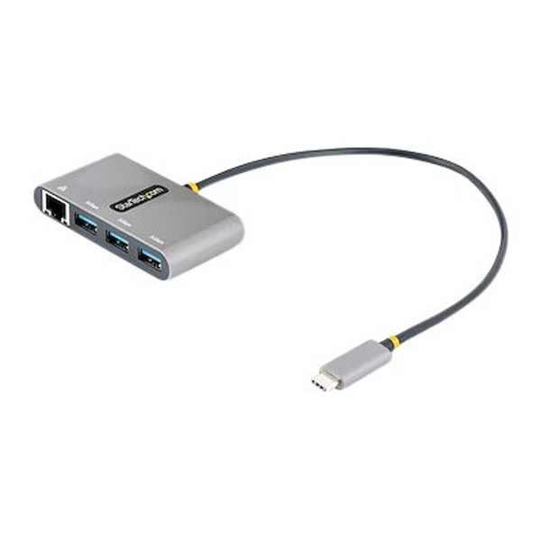 StarTech.com HB30C3A1GEA2 dokovací stanice/replikátor portů Kabel USB 3.2 Gen 1 (3.1 Gen 1) Type-C Šedá