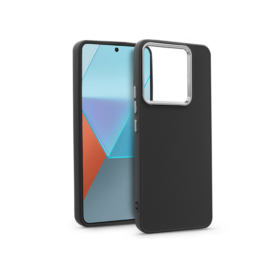 Xiaomi Redmi Note 13 Pro 5G/Poco X6 5G szilikon hátlap - Frame - fekete (HF279829)