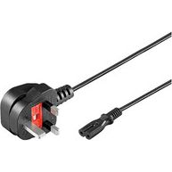 Kabel zasilający MicroConnect UK - C7, 1.8m (PE090718)