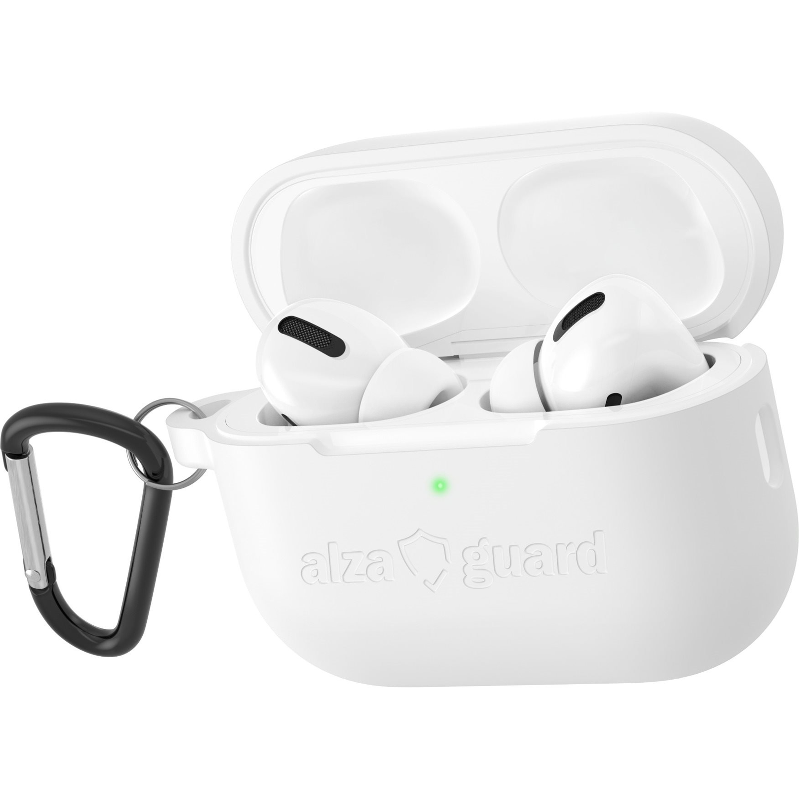 AlzaGuard Skinny AirPods Pro 2 fehér szilikon tok (AGD-ACSS4W)