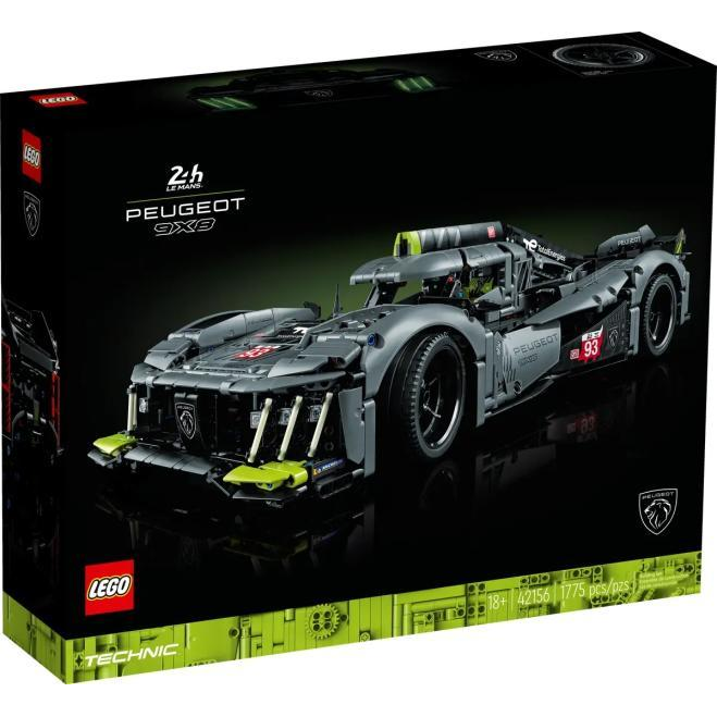 LEGO Technic - PEUGEOT 9X8 24H Le Mans Hybrid Hypercar (42156)