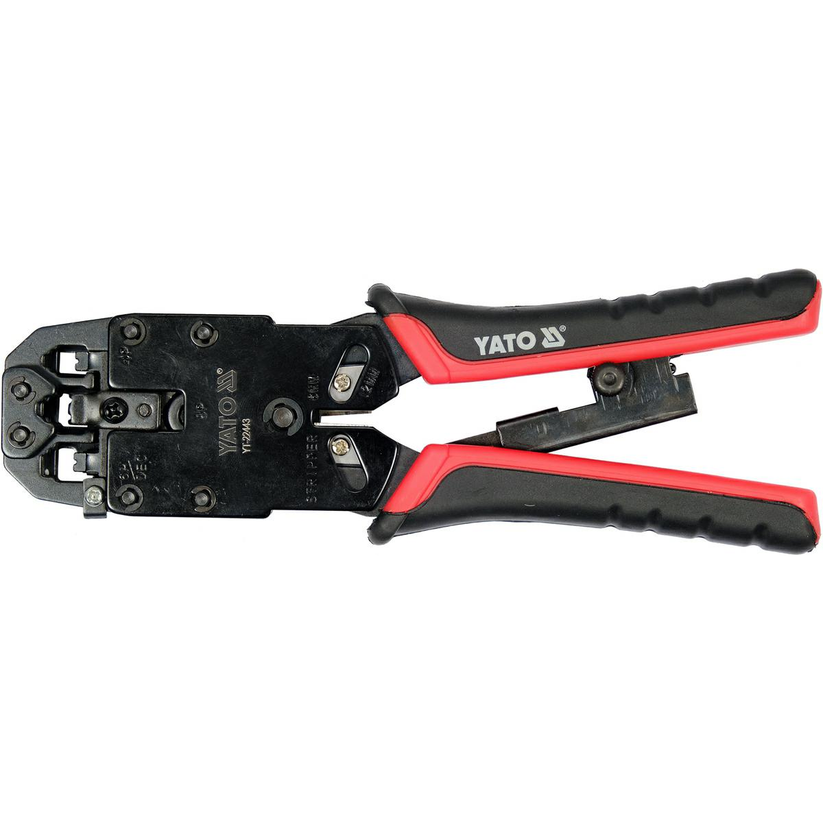 YATO YT-22443 Krimpelő Fogó - RJ45 és RJ11-10 csatlakozókhoz 205 mm (YT-22443)