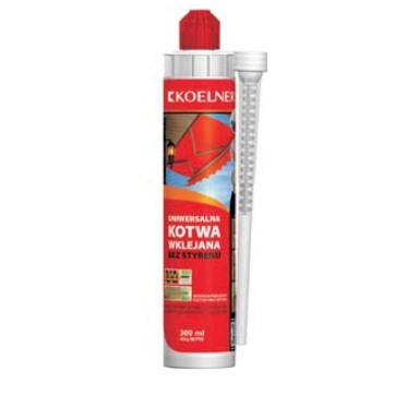 Koelner/Rawlplug Kotwa wklejana bez styrenu 300mL 10szt. - KEM-PSF-300-KOE