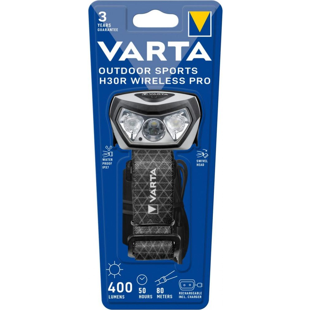 Varta 18650 101 401 zseblámpa Fekete Fejpántos zseblámpa LED (18650101401)