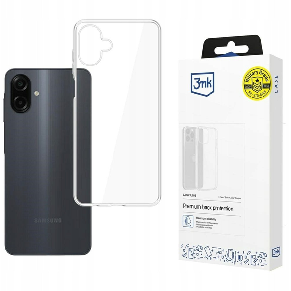 Průhledný pouzdro 3mk Clear pro Galaxy A07 4G, pouzdro na telefon, kryt