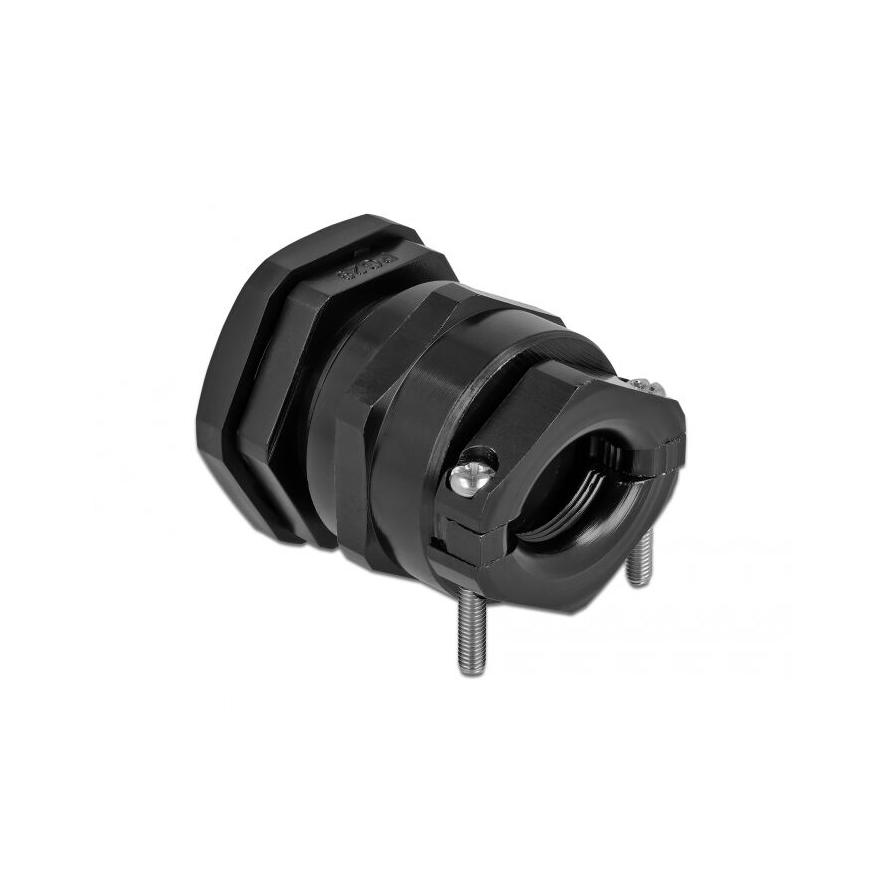 Delock Kábel tömszelence PG29 feszültség mentesítős és hajlítás védelemmel ellátott fekete (60361) (60361)