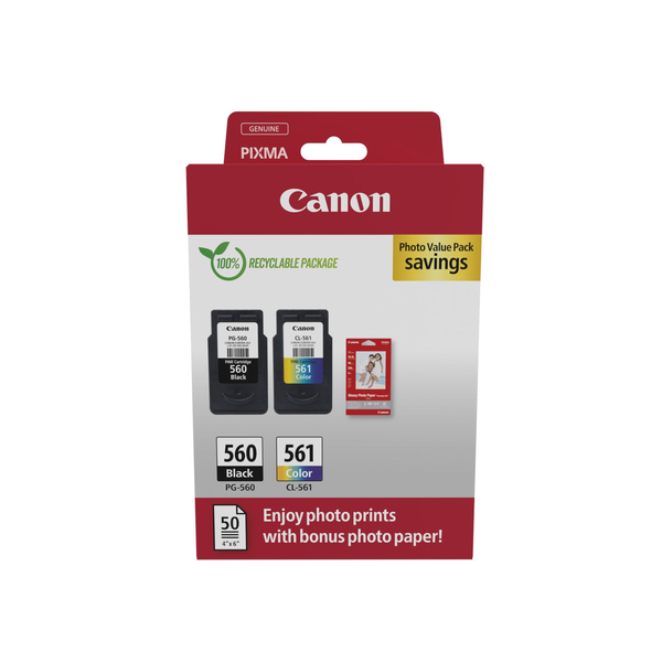 Inkoust Canon PG-560/CL-561 Ink Cartridge 3713C008AA sada