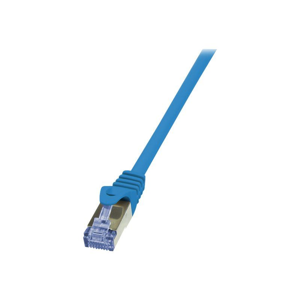 RJ45 0.25m Blauw Cat6A S/FTP LogiLink
