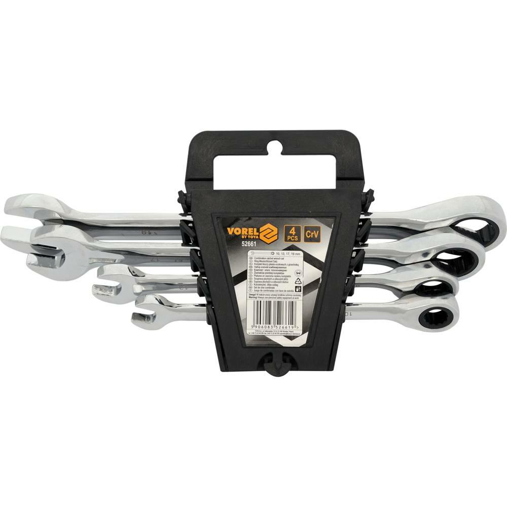 Csillag-villáskulcs racsnis 4db Vorel 52661 (52661)