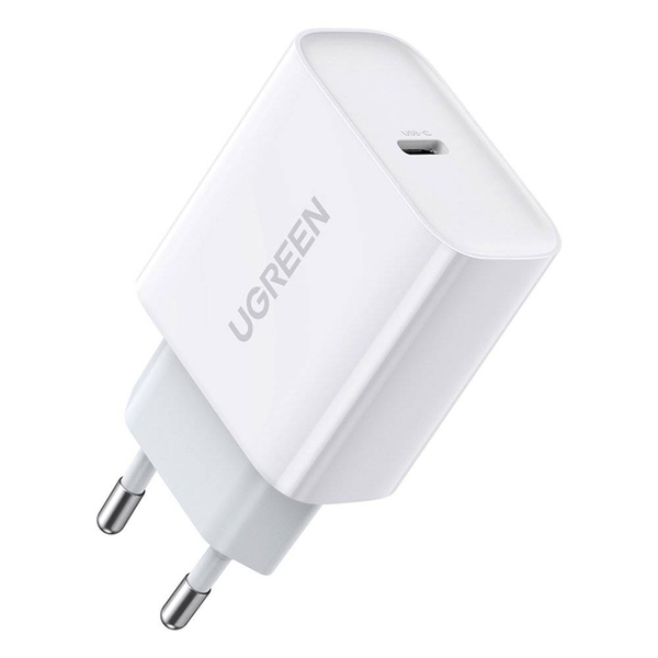 Ugreen 60450 oplader voor mobiele apparatuur Universeel Wit AC Snel opladen Binnen